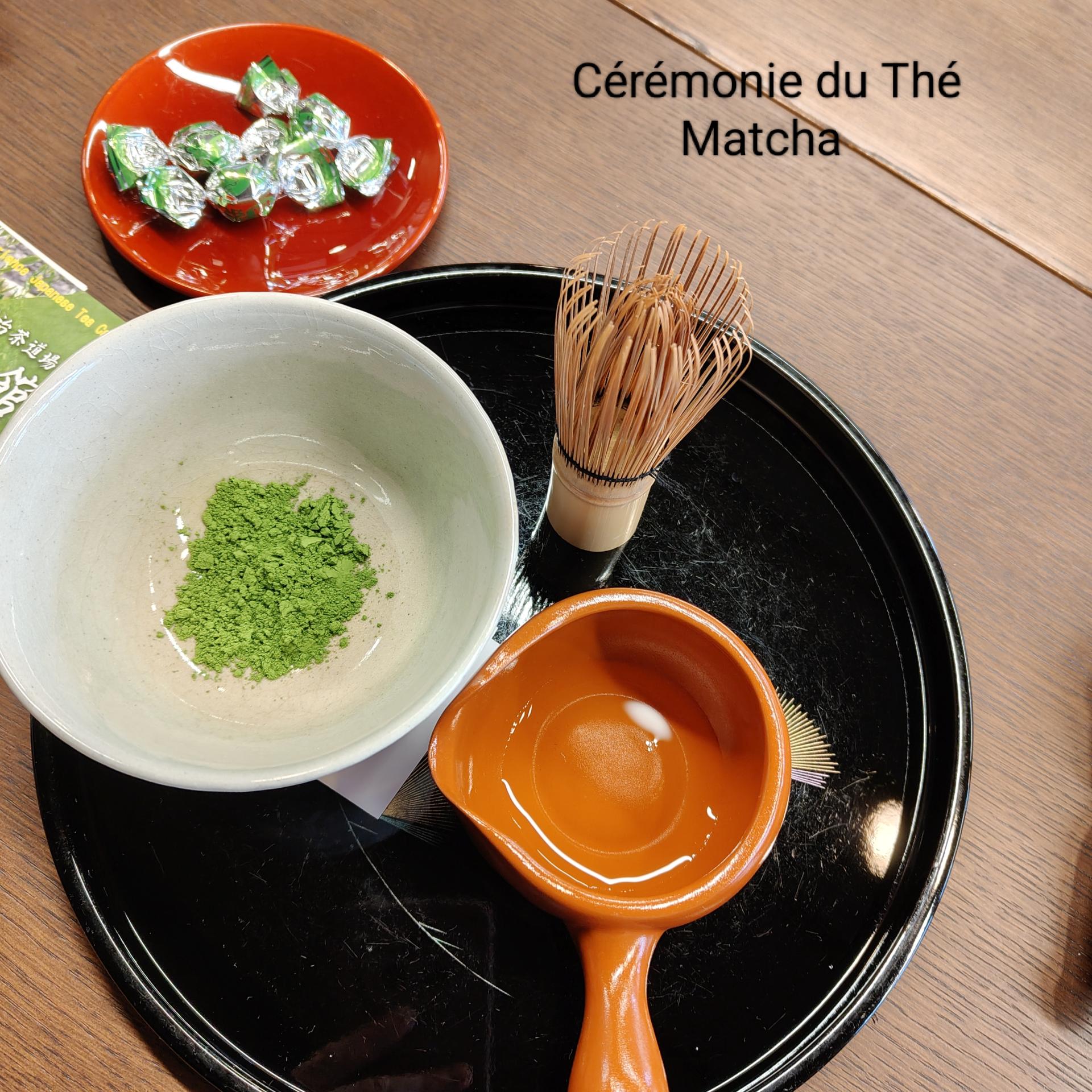 cérémonie du thé matcha